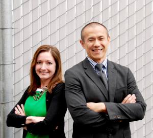 Stephanie Trollen and Jimmy Hung