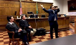 Drug court graduate Josh Kerns shares his story through rap.