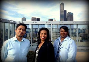 Pictured, left to right: Executive Customer Service Team Mauricio Martinez, Natasha Jones and Cheeketa Mabone.