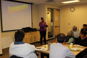 Guest speaker Danotra McBride, Chief of Operations for Adult and Juvenile Detention (DAJD) and former committee member.