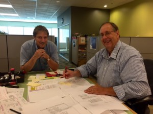 From left to right, Building Official and Fire Marshall Chris Ricketts and Fire Marshall Deputy Mark Ossewaarde