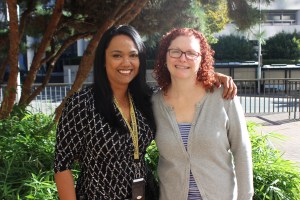 Jessica Santos, a Detective with the King County Sheriff’s Office, Tracey Dang, a Human Capital Management Supervisor with DES and Charlotte Taylor, an Interpreter Scheduler with the Superior Court, are two of the three teachers for the cardio-kickboxing classes.