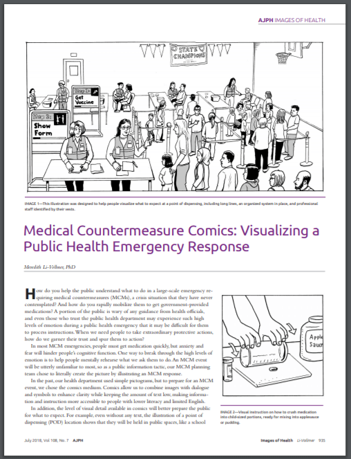 public health comics for emergencies